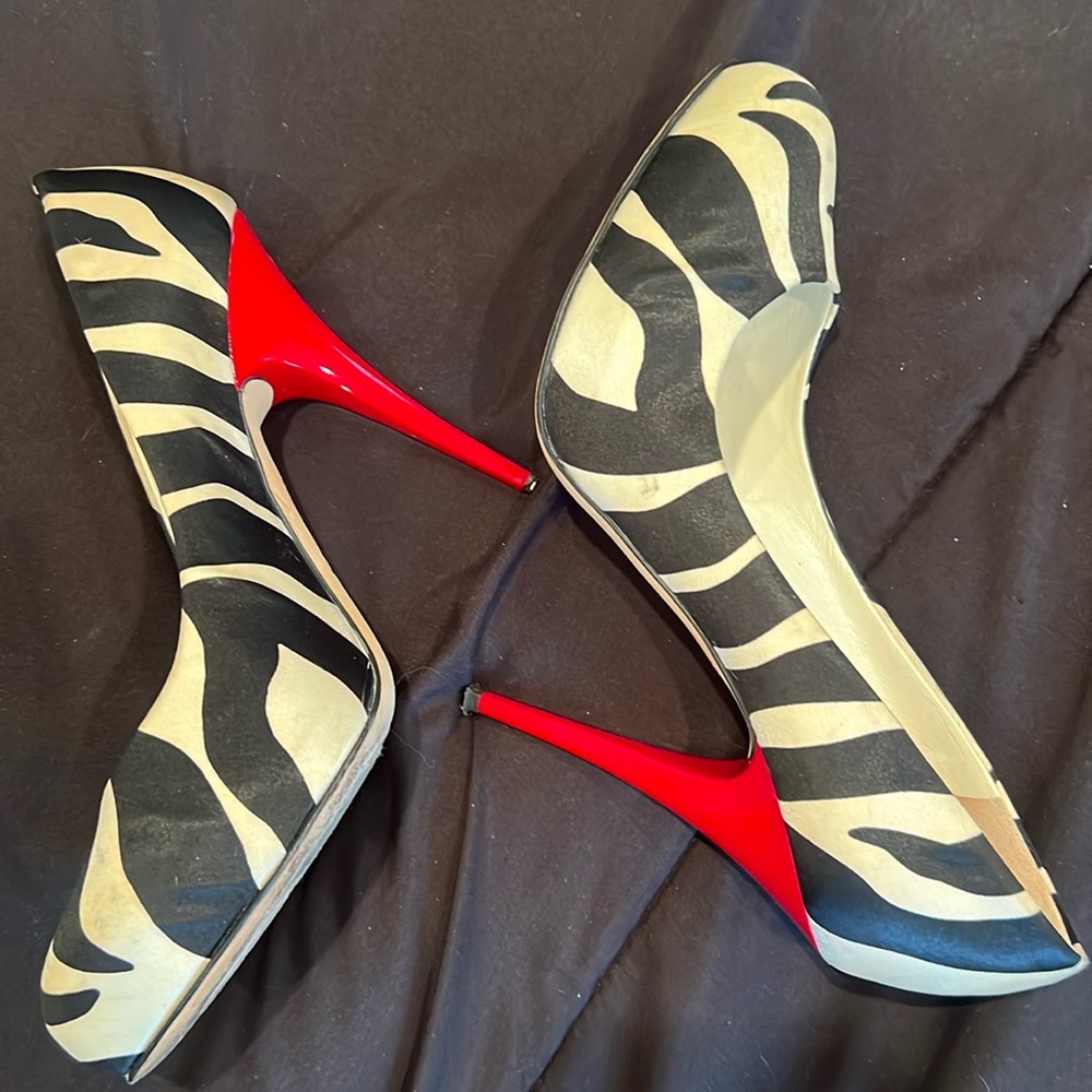 Giuseppe Zanotti Zebra print
